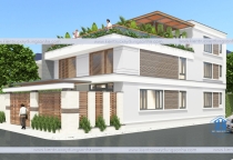 Thiết kế Villa kết hợp sân vườn 