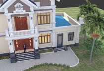 Thiết kế biệt thự  vườn hiện đại đẹp đẳng cấp 