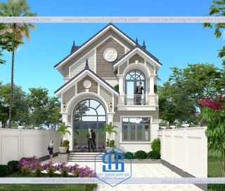 Thiết kế biệt thự 1 tầng kết hợp sân vườn 
