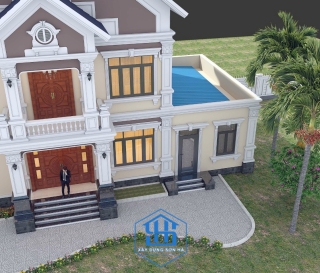 Thiết kế biệt thự  vườn hiện đại đẹp đẳng cấp 
